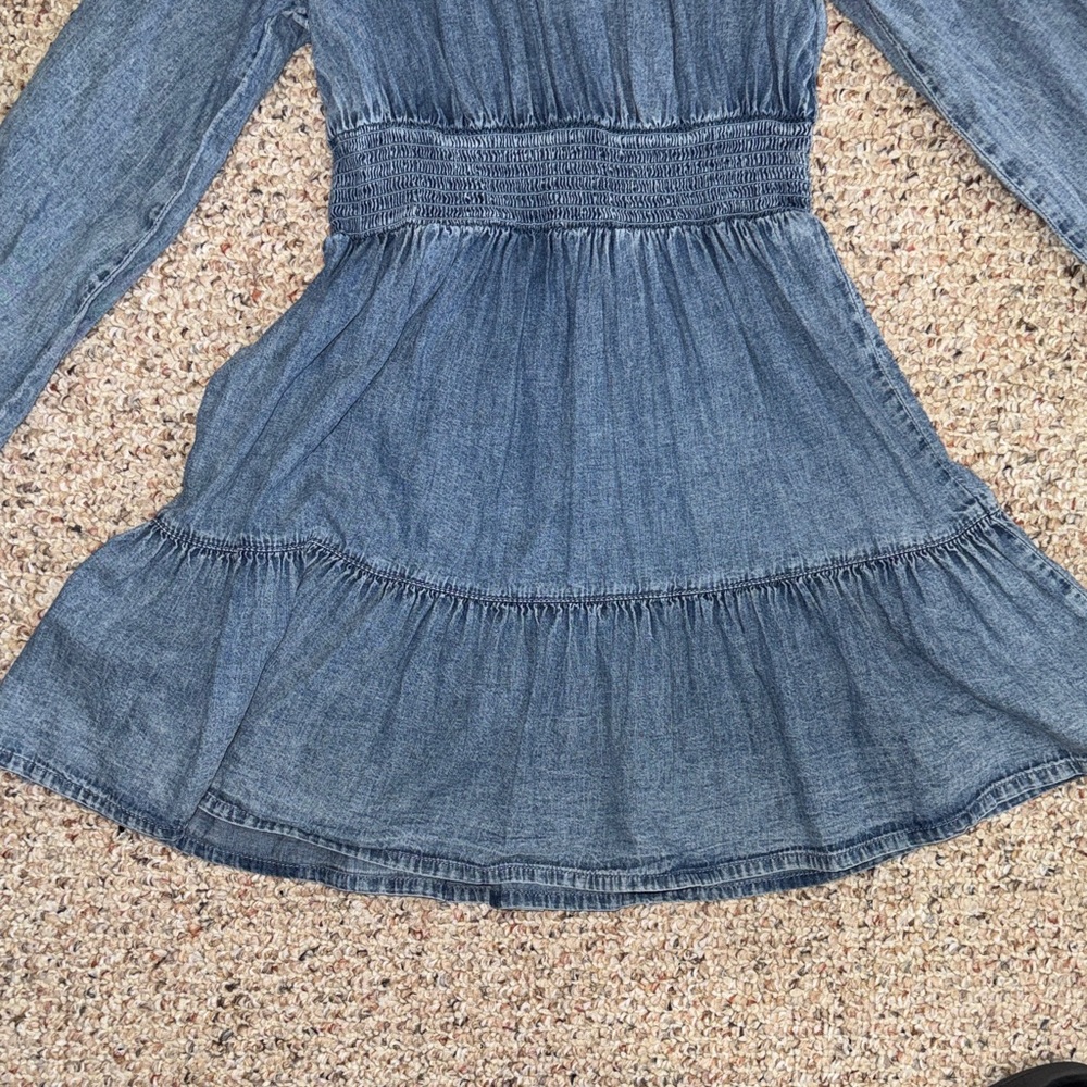 GAP Blue Denim Casual Kids Dress - Picture 5 of 9